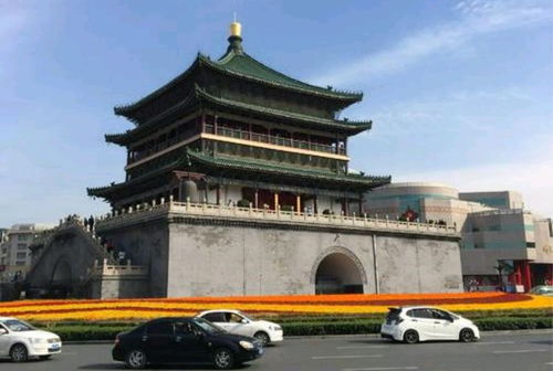 英國(guó)游客拍到陜西西安 鐘樓 照片 網(wǎng)友 中國(guó)古建筑很出眾